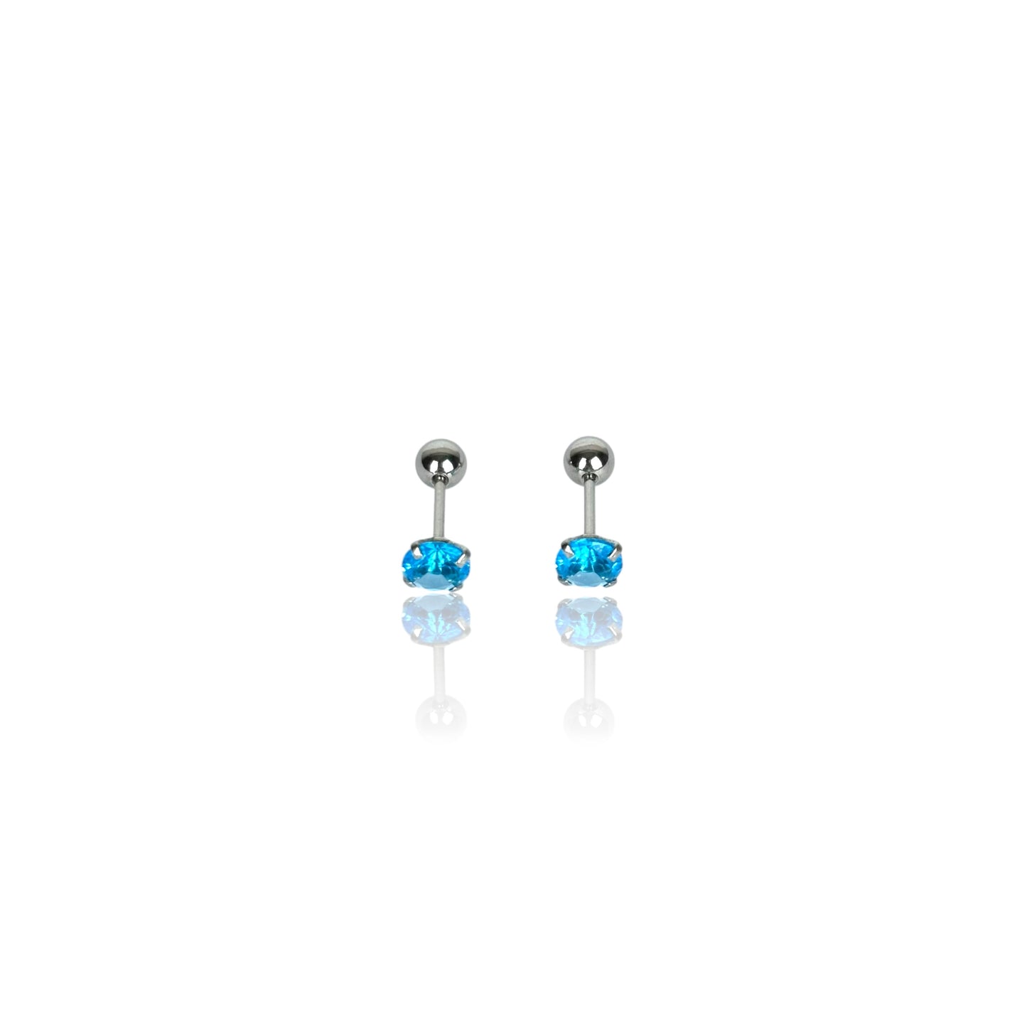 基本款單鑽【湖水藍】
